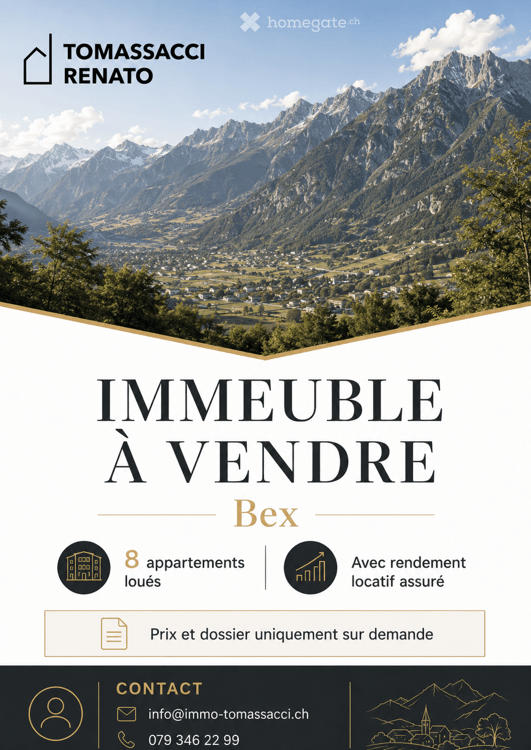 Immeuble locatif à Bex de 8 appartements 2