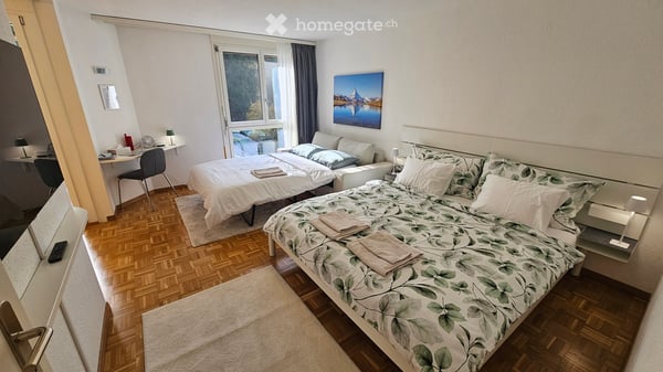 Wunderbare, möblierte, komplett ausgestattete bezugsfertige 2.5 (4.5)-Zimmer-Wohnungen mit Balkon 2