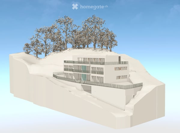 BAUBEWILLIGTES NEUBAUPROJEKT AN RUHIGER, SONNIGER HANGLAGE MIT WEITSICHT 4