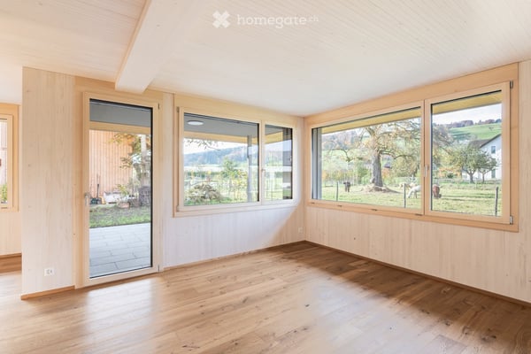 Natürlich wohnen in Mosen: Modernes Holzhaus nahe Hallwilersee 2