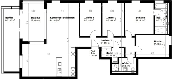 Neubau-Wohnung in Freidorf TG 12