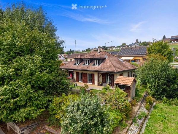 Cottens - Maison individuelle sur une belle parcelle arborisée de 1’043 m²