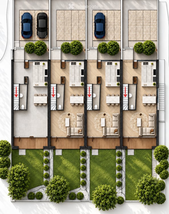 3 VILLAS DÉJÀ RÉSERVÉES – VILLAS FAMILIALES 5.5 PIÈCES DE 167 M² 8