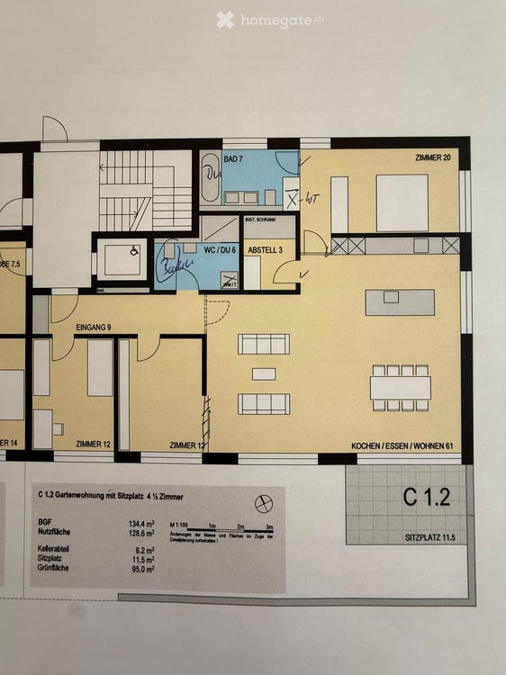 Traumhafte 4,5 Zimmer Gartenwohnung 8