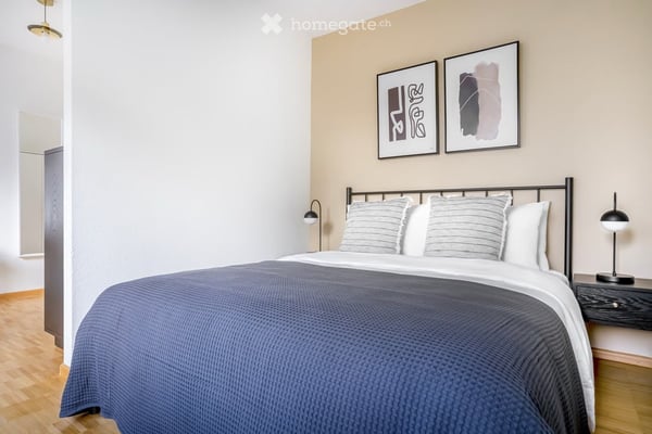 Stilvolle, möblierte 2.5-Zimmer-Wohnung in Allschwil mit moderner Einrichtung 2