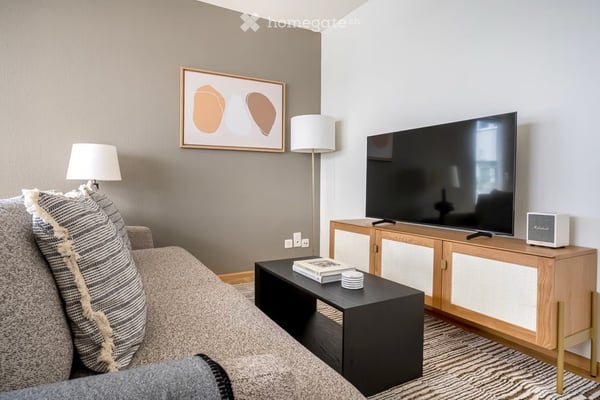 Stilvolle, möblierte 2.5-Zimmer-Wohnung in Allschwil mit moderner Einrichtung 1