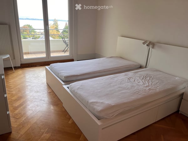 Lumineux 3.5 pièces avec balcon, vue lac et Alpes – Corcelles 3