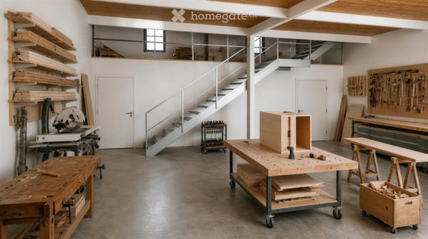 322 m² Gewerbehalle mit Tor, Büro und Galerie | Läufelfingen 2