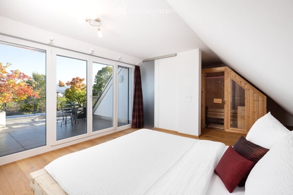 Lachen SZ – Möblierte Attikawohnung – Seesicht, Fitness, Sauna, Terrasse, Balkon, Ladestation 5