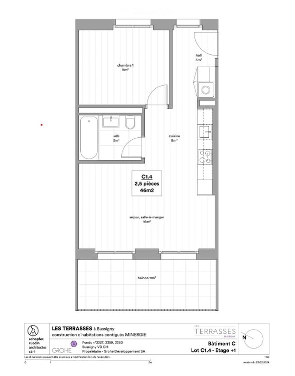 Brand-New 3.5-Room Apartment with Balcony – Bussigny 3