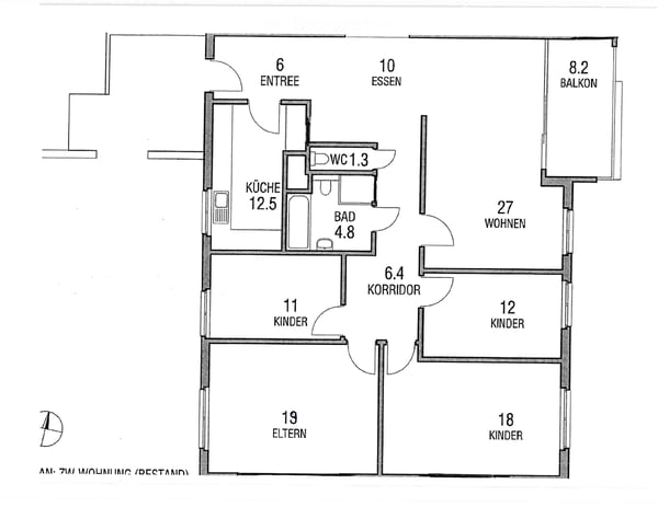Viel Platz, viel Aussicht - 5.5 Zimmer - Wohnung in ruhiger Lage in Wiesendangen 2