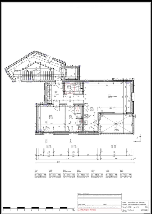 2.5 Zimmer Neubau Wohnung in Hägglingen 3