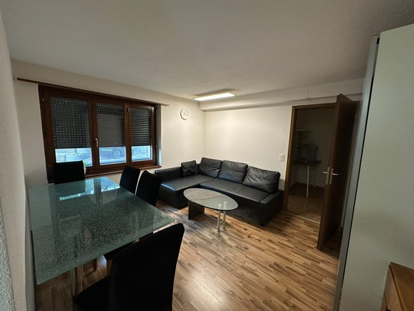 Appartement meublé de 2 pièces au rez-de-chaussée. 1