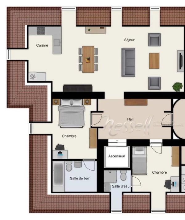 Charming apartment in a magnificent mansion 6