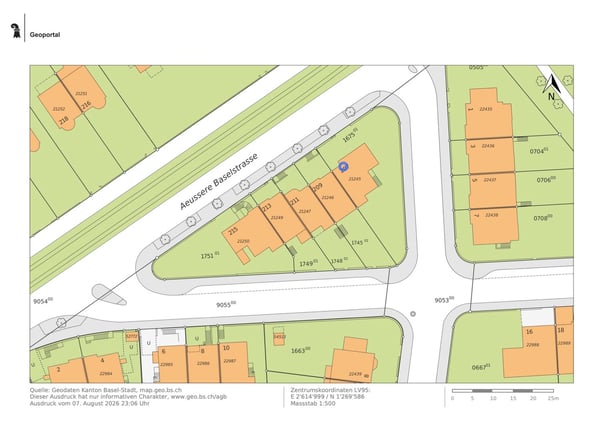 6.5-Zimmer-EFH in der Nähe Haltestelle Burgstrasse in Riehen 22
