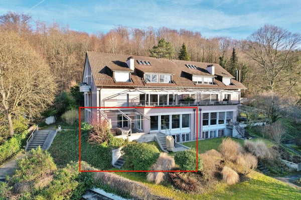 Exklusive 6.5-Zimmer-Wohnung auf zwei Ebenen mit Weitblick in Riehen 1