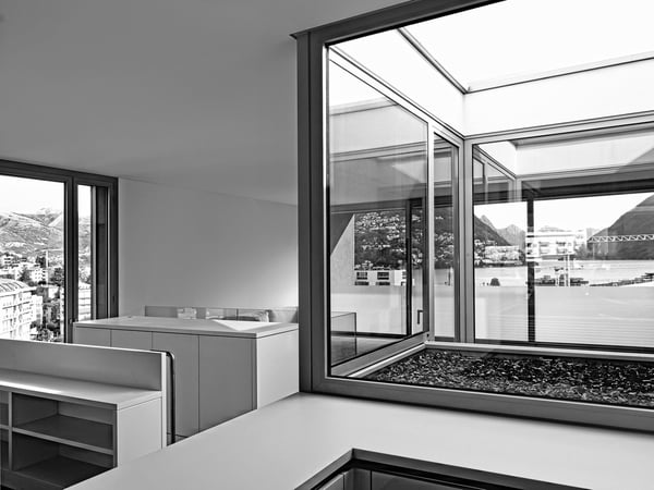 Attico di lusso con vista panoramica a Paradiso Lugano 9