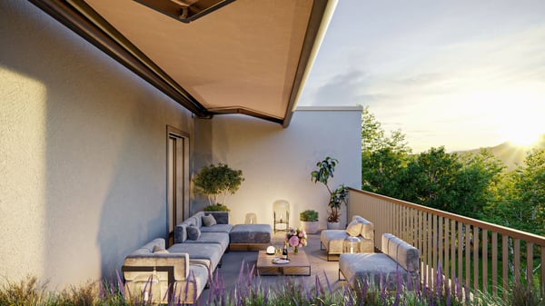 Exklusive 1.5 Zimmer Attikawohnung mit grosszügigen Aussenbereichen in Kilchberg 2