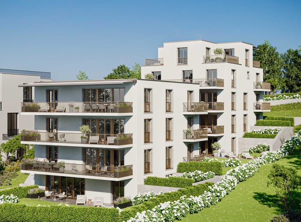 Exklusive 1.5-Zimmer-Gartenwohnung mit grosszügigem Sitzplatz und Garten in Kilchberg ZH 1