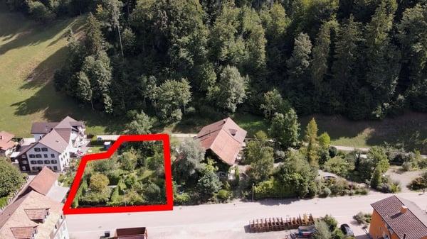 1’111 m² attraktives Bauland in Steg 1