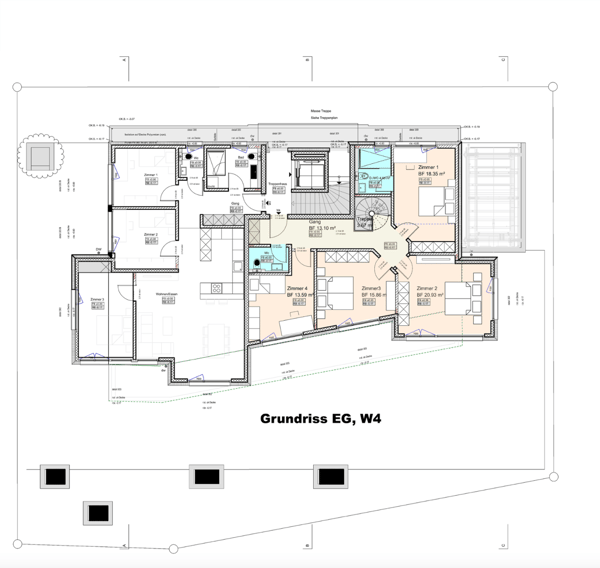 Bergsicht und Parkluft geniessen - 1.5-Zimmer-Maisonette-Wohnung 3