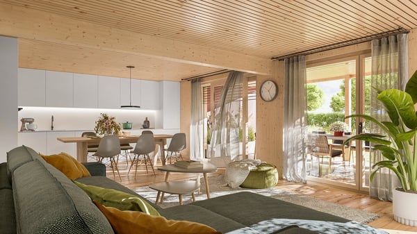 Gesundes, modernes Wohnen in 1.5-Zimmer-Neubau-Wohnung an ruhiger Lage in Wittenwil 2