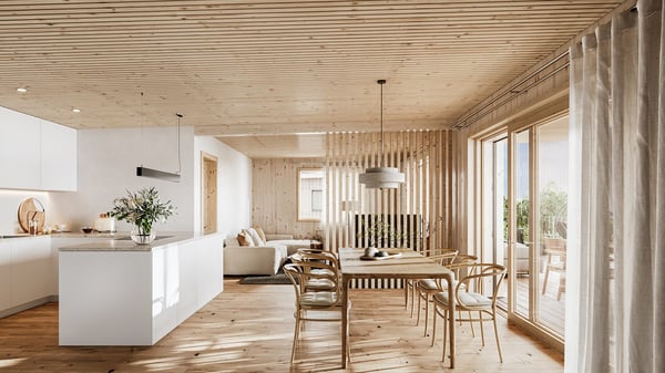 Gesundes, modernes Wohnen in 1.5-Zimmer-Neubau-Attikawohnung an ruhiger Lage in Wittenwil 1