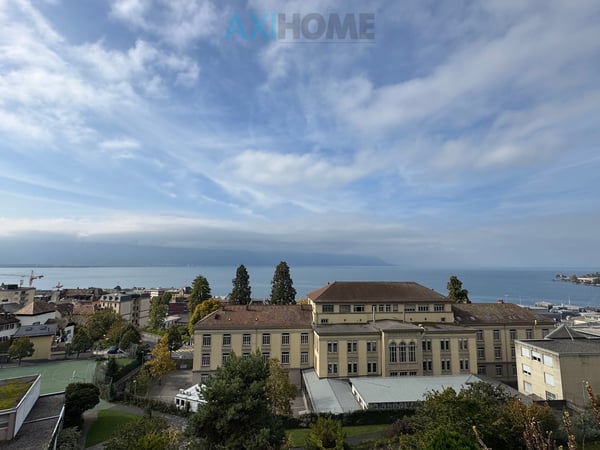 Une adresse privilégiée à Montreux ! 1.5 pièces vue lac avec balcon 4