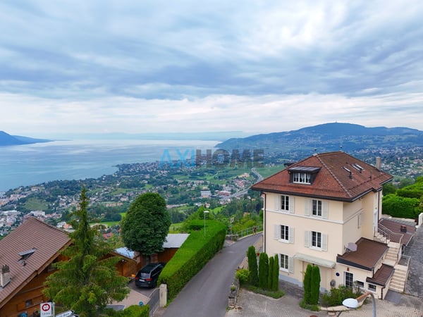 EN EXCLISIVITÉ ! Villa de maître avec vue panoramique sur Montreux