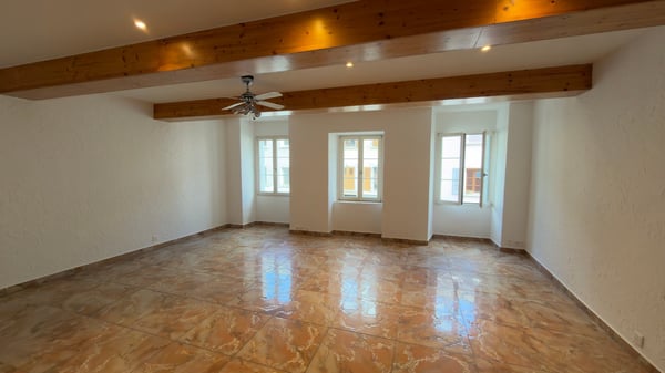 Loft lumineux avec poutres apparentes à louer à Martigny-Bourg 2