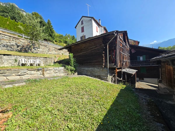 Maison, grange, raccard, terrains - Salvan - Grand potentiel 1