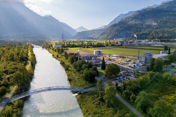 Halle 8'013 m3 et/ou Terrain  3'671 m2 / Aigle / EXCLUSIVITE 1