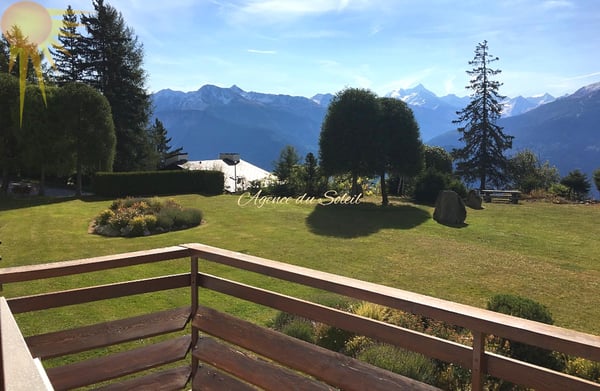 louer à l'année: Très joli appartement de 1.5 pièces avec une magnifique vue sur les Alpes Valaisannes ! 1