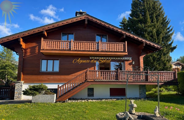En Exclusivité ! Chalet de caractère de 8.5 pièces dans un cadre exclusif en bordure du golf Ballesteros à Crans ! 4