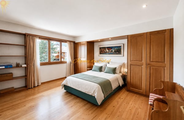 En Exclusivité ! Superbe chalet de 8.5 pièces en bordure du golf Ballesteros à Crans ! 8
