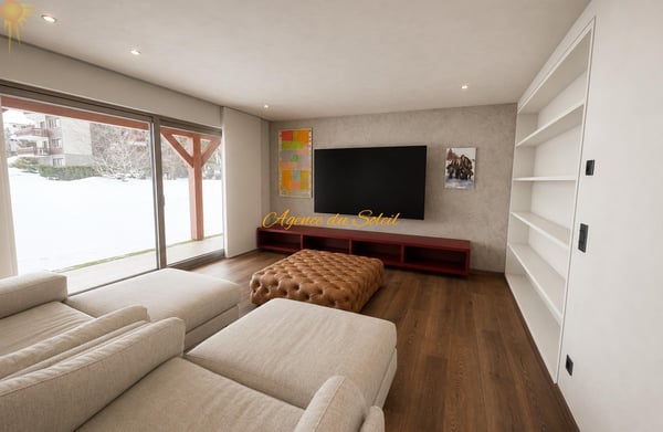 Luxueux appartement de 5.5 pièces en plein centre de la station et en bordure directe du golf ! 6