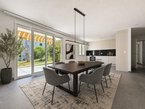 Très bel appartement rénové de 3.5 pces avec jardin 10