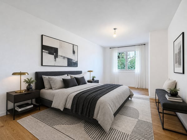 Très bel appartement rénové de 3.5 pces avec jardin 9