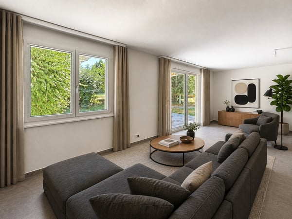 Très bel appartement rénové de 4.5 pces avec jardin 7
