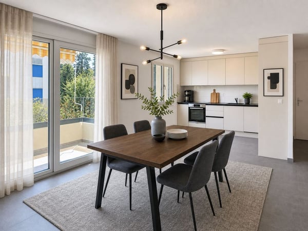 Très bel appartement rénové de 3.5 pces avec balcon 8