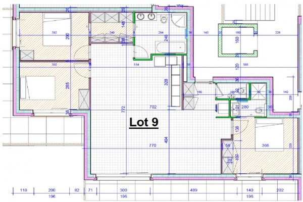 BEL APPARTEMENT D'ANGLE EN ATTIQUE AU CENTRE DU VILLAGE D'EVIONNAZ 2