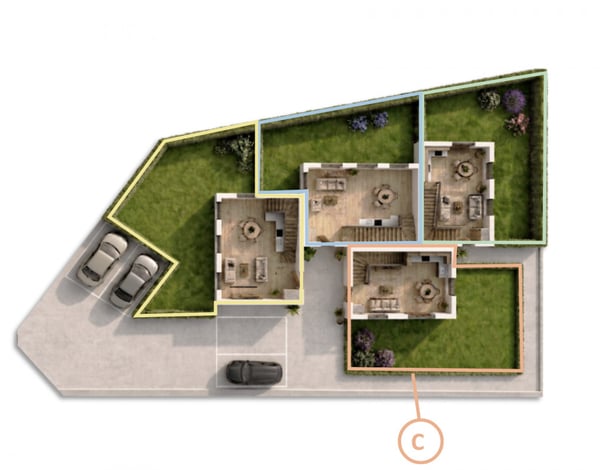 NEUVE - Jolie villa de 3.5 pièces et 93 m2  à budget maîtrisé  lot C 2
