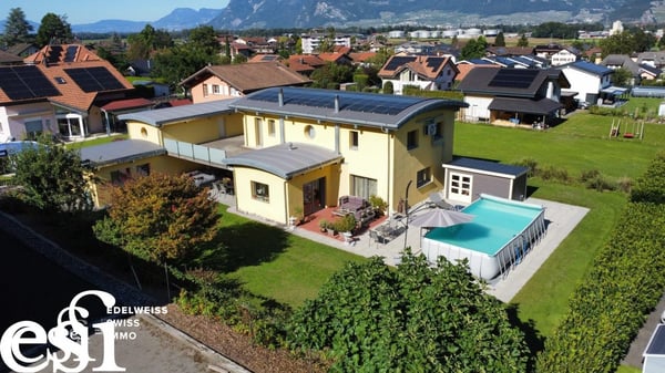 Spacieuse villa individuelle de 5.5 pces et son annexe à Muraz 1
