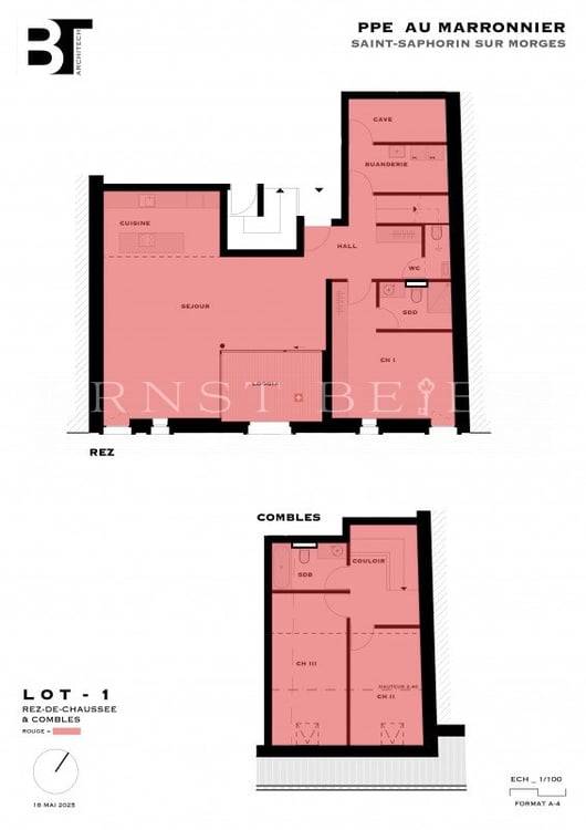 PROMOTION SUR PLANS - Magnifique duplex de standing de 4.5 pièces - 126m2 9