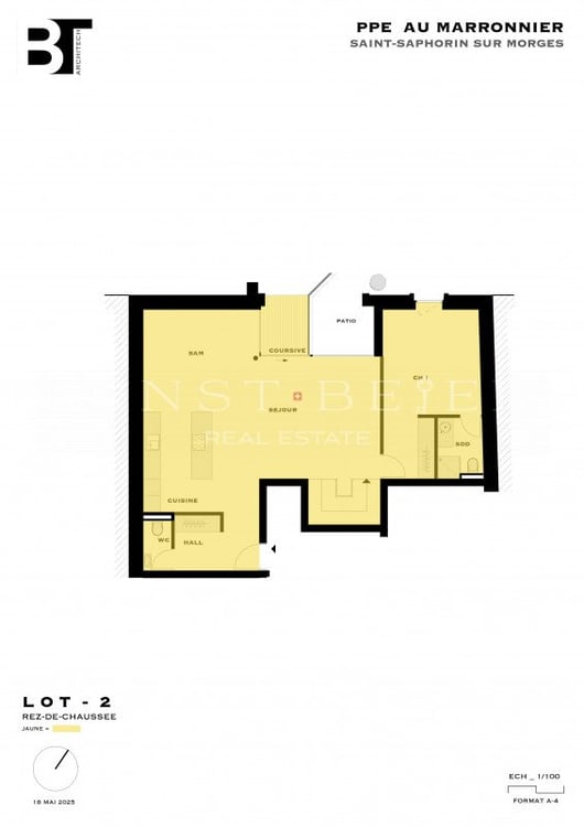 PROMOTION SUR PLANS - Magnifique triplex de standing 5.5 pièces avec jardin 9