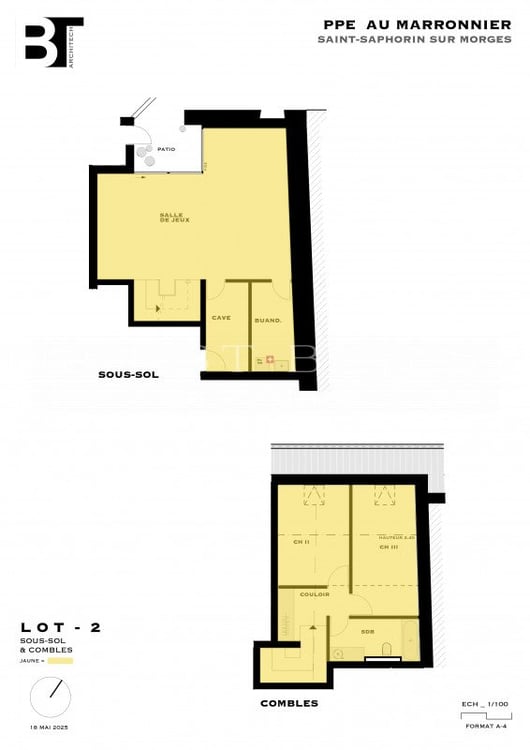PROMOTION SUR PLANS - Magnifique triplex de standing 5.5 pièces avec jardin 10