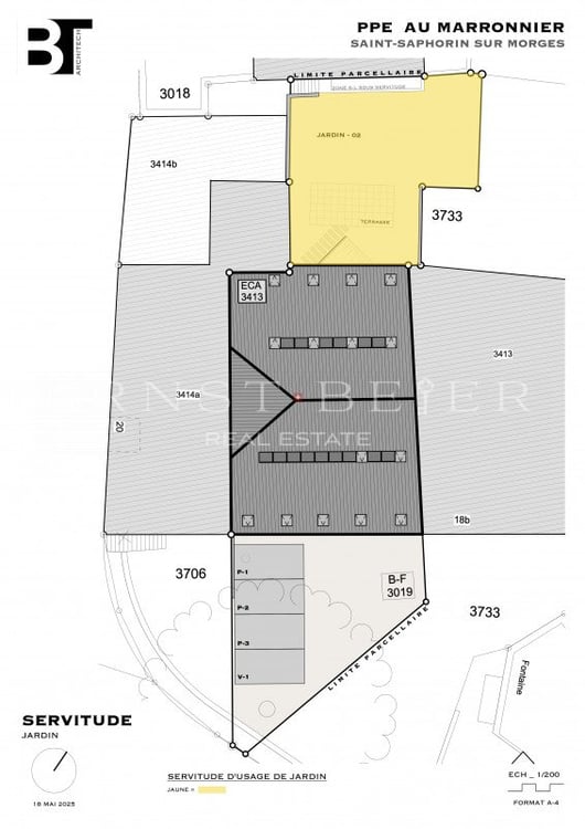 PROMOTION SUR PLANS - Magnifique triplex de standing 5.5 pièces avec jardin 11