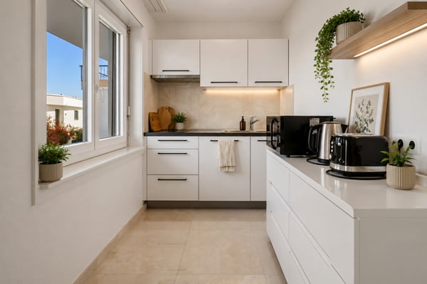 Magnifique appart.2 pièces meublé situé dans un quartier résidentiel de villas 6