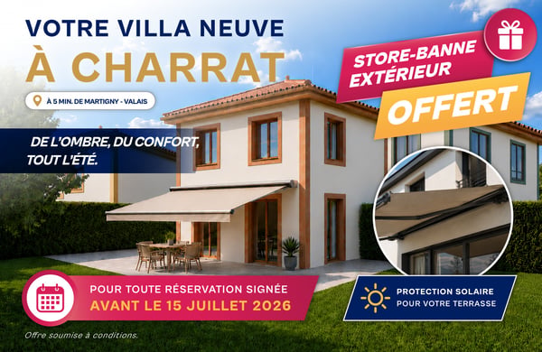 NEUVE - Jolie villa de 3.5 pièces et 93 m2  à budget maîtrisé - lot C 1
