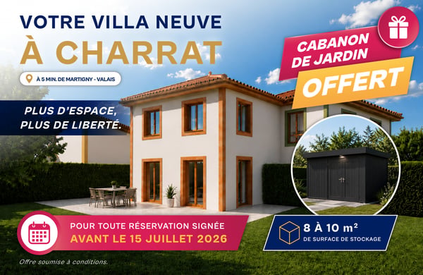 NEUVE - Jolie villa familiale de 4.5 pièces - 111 m2 - lot B 1